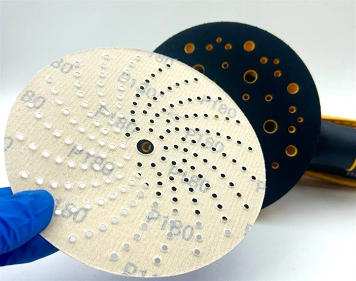 Purple Ceramic Aluminium Oxide Multihole Sanding Discs